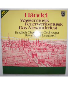 Händel (1685-1759) • Wassermusik / Feuerwerksmusik / Das Alexanderfest 2 LPs