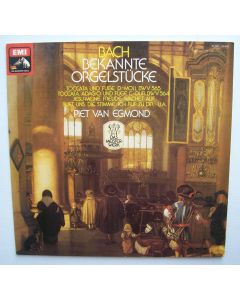 Johann Sebastian Bach (1685-1750) • Bekannte Orgelstücke LP • Piet van Egmond