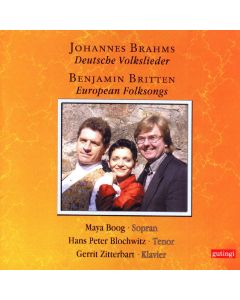 Johannes Brahms (1833-1897) • Deutsche Volkslieder CD • Maya Boog