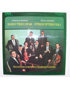 The Boston Symphony Chamber Players: Brahms (1833-1897) • Horn-Trio op. 40 LP