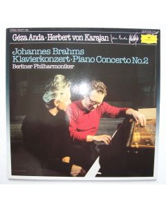 Géza Anda & Herbert von Karajan: Brahms (1833-1897) • Piano Concerto No. 2 LP