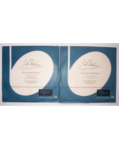Johannes Brahms (1833-1897) • Ein deutsches Requiem 2 LPs