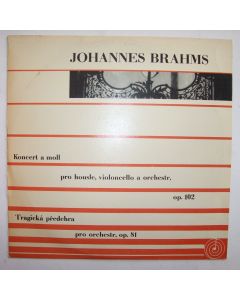 Johannes Brahms (1833-1897) • Double Concerto LP • Josef Suk, André Navarra