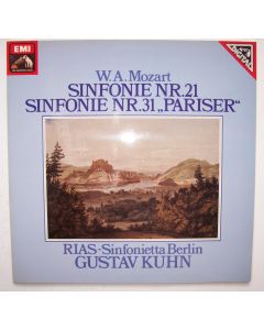 Gustav Kuhn: Mozart (1756-1791) • Sinfonie Nr. 21 & Nr. 31 "Pariser" LP