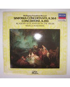 Neville Marriner: Wolfgang Amadeus Mozart (1756-1791) • Sinfonia Concertante LP