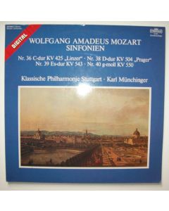 Karl Münchinger: Mozart (1756-1791) • Sinfonien Nr. 36, 38, 39, 40 2 LPs