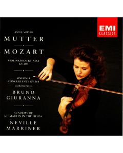 Anne-Sophie Mutter: Wolfgang Amadeus Mozart (1756-1791) • Violinkonzert No. 1 CD