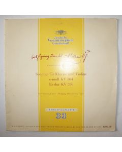 Mozart (1756-1791) • Sonaten 10" • Carl Seemann, Wolfgang Schneiderhan