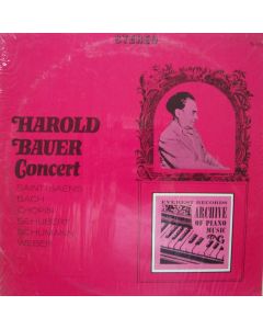 Harold Bauer Concert LP