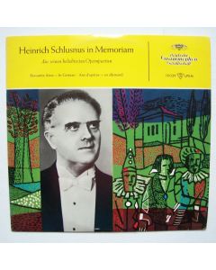 Heinrich Schlusnus in Memoriam LP