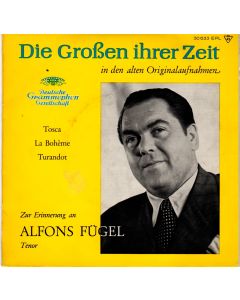 Alfons Fügel • Die Großen ihrer Zeit 7"