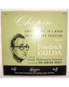 Friedrich Gulda: Frédéric Chopin (1810-1849) • Concerto No. 1 in E minor LP