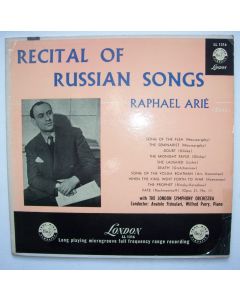 Raphael Arié • Recital of Russian Songs LP