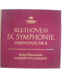 Ludwig van Beethoven (1770-1827) • IX. Symphonie / Symphonie Nr. 8 2 LP-Box