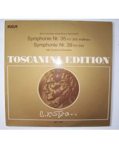 Mozart (1756-1791) • Symphonie Nr. 35 & 39 LP • Arturo Toscanini