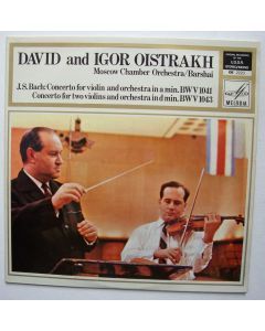 Igor Oistrach: Bach (1685-1750) • Concerto for Violin in A minor BWV 1041 LP