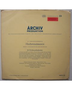 Hochrenaissance • 10 Weihnachtslieder LP