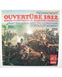 Peter Tchaikovsky (1840-1893) • Ouvertüre 1812 LP • Leopold Stokowski