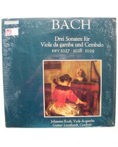 Johann Sebastian Bach (1685-1750) • Drei Sonaten für Viola da gamba und Cembalo LP
