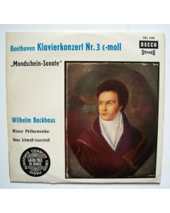 Beethoven (1770-1827) • Klavierkonzert Nr. 3 c-moll LP • Wilhelm Backhaus