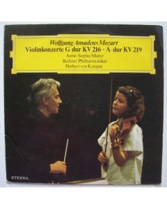 Anne-Sophie Mutter & Herbert von Karajan: Mozart (1756-1791) • Violinkonzerte LP