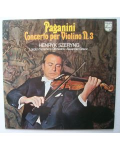 Henryk Szeryng: Niccolo Paganini (1782-1840) • Concerto per Violino N. 3 LP