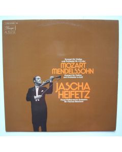 Jascha Heifetz • Mozart & Mendelssohn LP