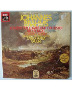 Johannes Brahms (1833-1897) • Konzert für Klavier Nr. 1 LP • Claudio Arrau