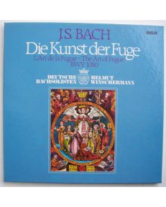 Bach • Die Kunst der Fuge / The Art of Fugue 2 LP-Box • Helmut Winschermann