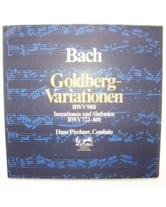 Bach (1685-1750) • Goldberg-Variationen 2 LPs • Hans Pischner