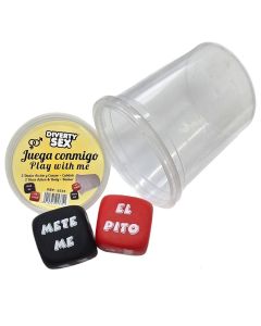 DIABLO PICANTE - WÜRFELSPIEL VERB + KÖRPERTEIL MIT BECHER
