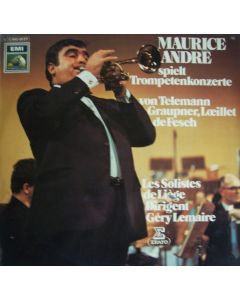 Maurice André spielt Trompetenkonzerte von Telemann, Graupner, Loeillet, de Fesch LP