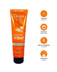 ORGIE - GLEITMITTEL-TUBE VIBE! SEX AM STRAND KÜSSEBARES INTIMGEL MIT LEICHTEM KRIBBELN 100 ML