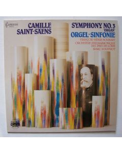 Camille Saint-Saens (1835-1921) - Symphony No. 3 "Organ" LP - Marc Soustrot