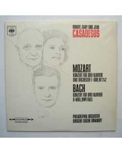 Robert, Gaby & Jean Casadesus • Mozart & Bach LP