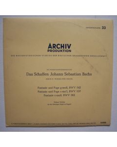 Bach (1685-1750) • Fantasie und Fuge g-moll BWV 542 10" • Helmut Walcha