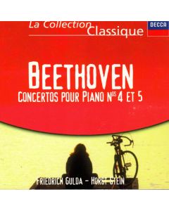 Ludwig van Beethoven (1770-1827) • Concertos pour piano Nos. 4 et 5 CD • Friedrich Gulda