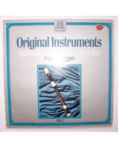 Frans Brüggen • Original Instruments / Blockflöte / Recorder / Flûte à Bec Vol. 2 LP