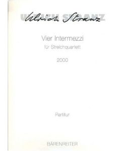 Ulrich Stranz (1946-2004) • Vier Intermezzi für Streichquartett