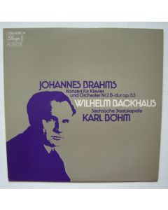 Johannes Brahms (1833-1897) • Konzert für Klavier Nr. 2 LP • Wilhelm Backhaus