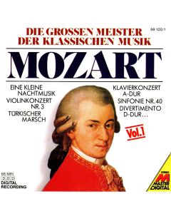 Wolfgang Amadeus Mozart (1756-1791) • Die großen Meister der klassischen Musik CD