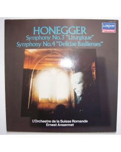 Arthur Honegger (1892-1955) • Symphonies Nos. 3 & 4 LP
