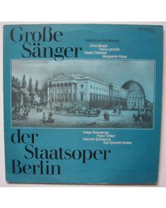 Große Sänger der Staatsoper Berlin LP