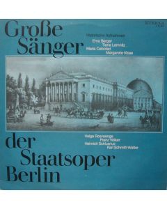 Große Sänger der Staatsoper Berlin LP