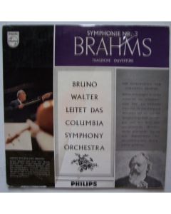 Johannes Brahms (1833-1897) • Symphonie Nr. 3 LP • Bruno Walter