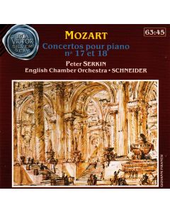 Wolfgang Amadeus Mozart (1756-1791) • Concertos pour piano CD • Peter Serkin