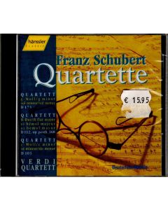 Franz Schubert (1797-1828) – Quartette D. 173, 112 & 103 CD - Verdi Quartett