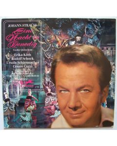 Rudolf Schock: Johann Strauss (1825-1899) • Eine Nacht in Venedig LP