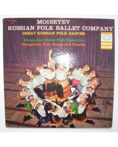 Moiseyev Russian Folk Ballet Company • Great Russian Folk Dances LP