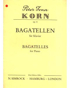 Peter Jona Korn (1922-1998) • Bagatellen für Klavier